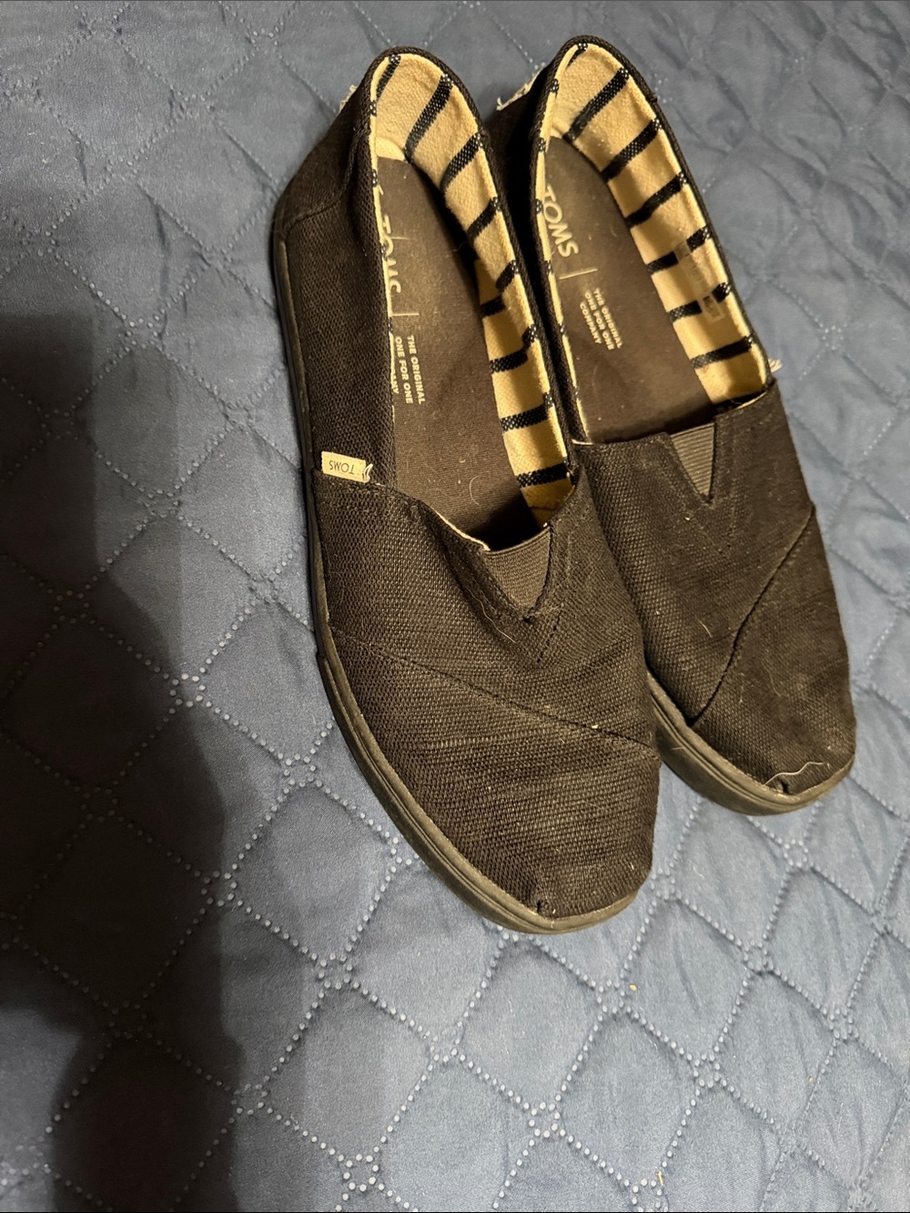 Toms Alpargata canvas slip on shoes